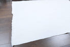 5x6 Solid White Vintage Area Rug