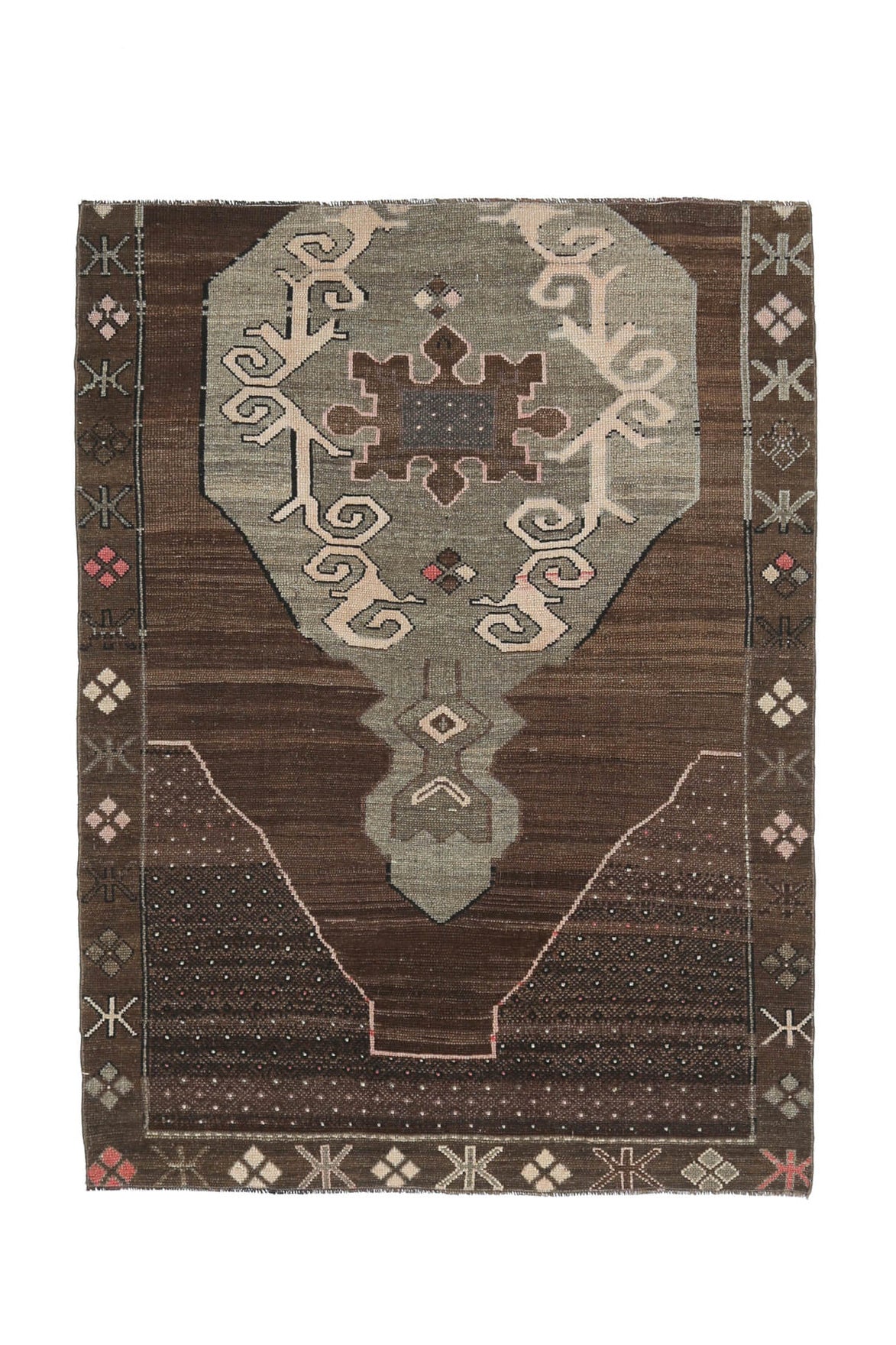 5x6 Handmade Vintage Area Rug