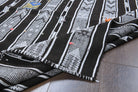 Berilumut kilim: 1960s handwoven flatweave Anatolian kilim with ikat motifs and cotton backing