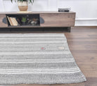 Vintage Kilim Striped Handmade Area Rug