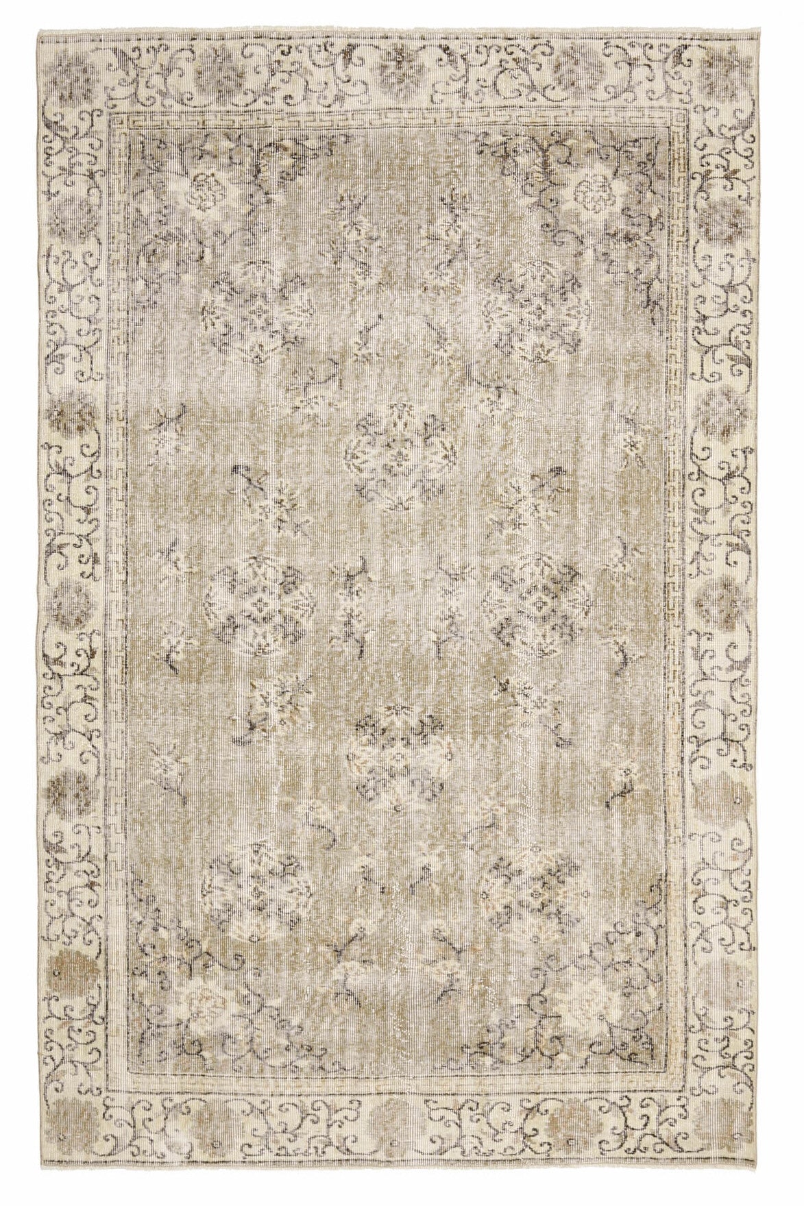 5x8 Handmade Vintage Area Rug