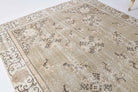 Authentic Anatolian vintage area rug (1970s) with floral design – one-of-a-kind at Fame Rugs