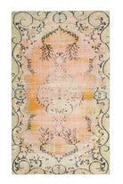 Hand-crafted Anatolian vintage rug Fulyakusa in wool, 1970s