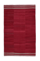5x8 Handmade Vintage Area Kilim Rug