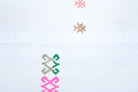 Baharcihan kilim: 1960s handwoven flatweave Anatolian kilim with striped motifs