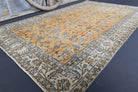 5x8 Handmade Vintage Area Rug in wool – 1970s piece from Anatolia, Turkey | Fame Rugs