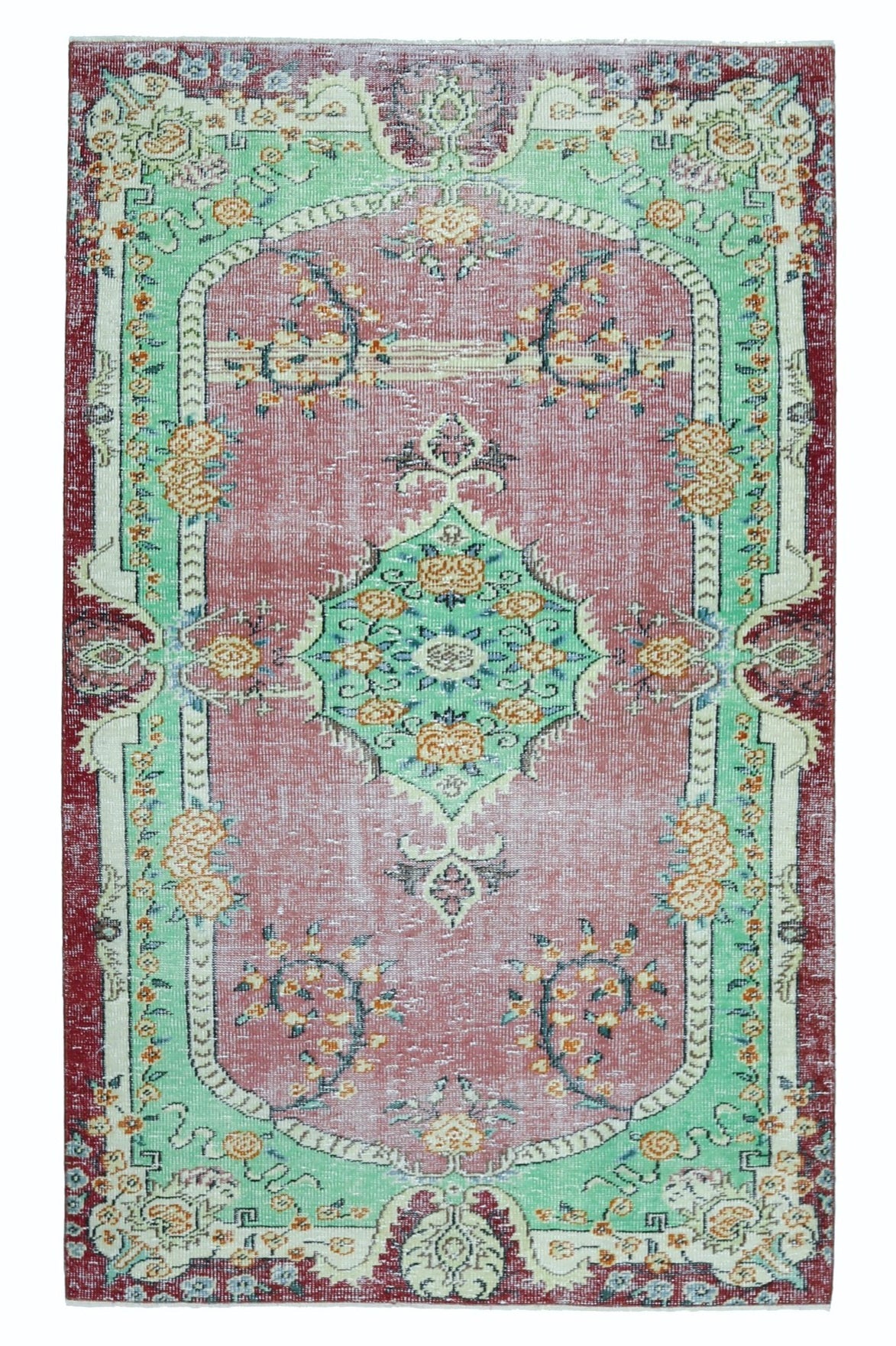 Shabby Chic Anatolian Vintage Rug