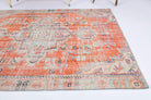 Bengidil rug: 1970s handmade Anatolian rug with oriental motifs and cotton backing