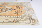 Nedimisik rug: 1970s handmade Anatolian rug with oriental motifs and cotton backing