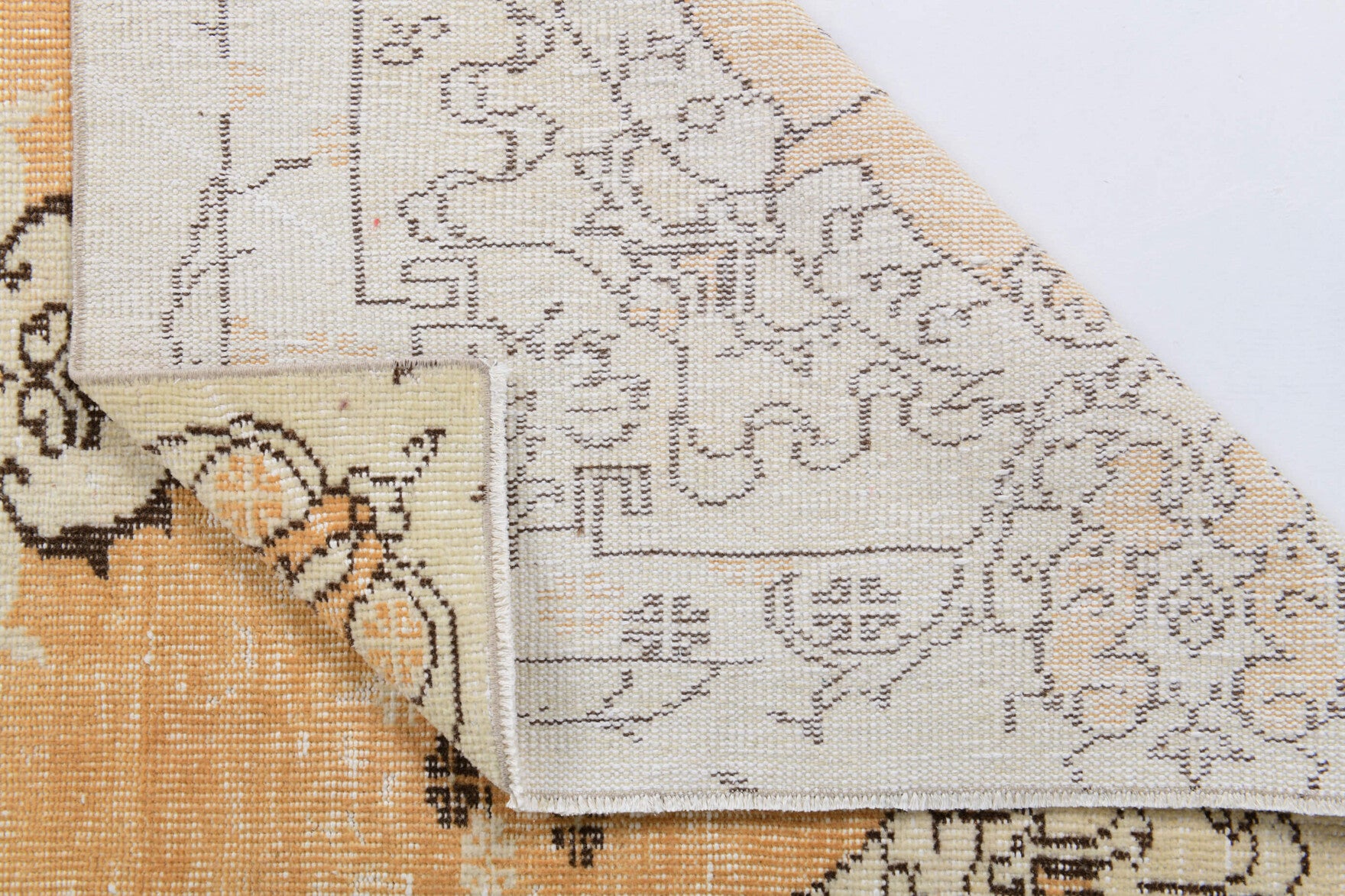 141x241 cm vintage Anatolian area rug – Nedimisik, low pile, wool