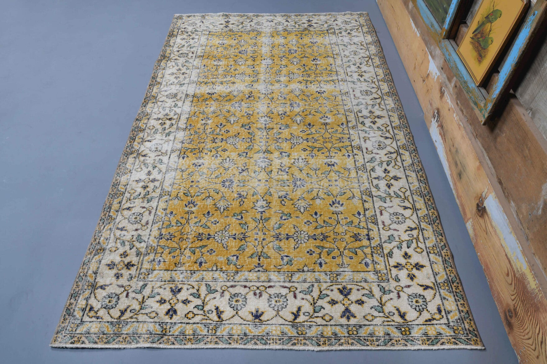 Oushak Vintage Area Rug
