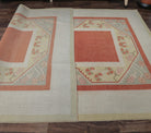 Authentic Turkish vintage area rug (1970s) with geometric design – one-of-a-kind at Fame Rugs
