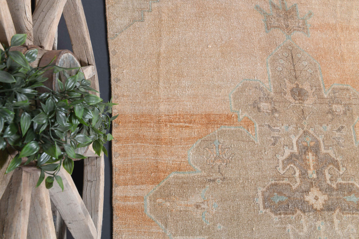 One-of-a-kind 1970s Anatolian vintage area rug in wool, 4'10" x 9'5"