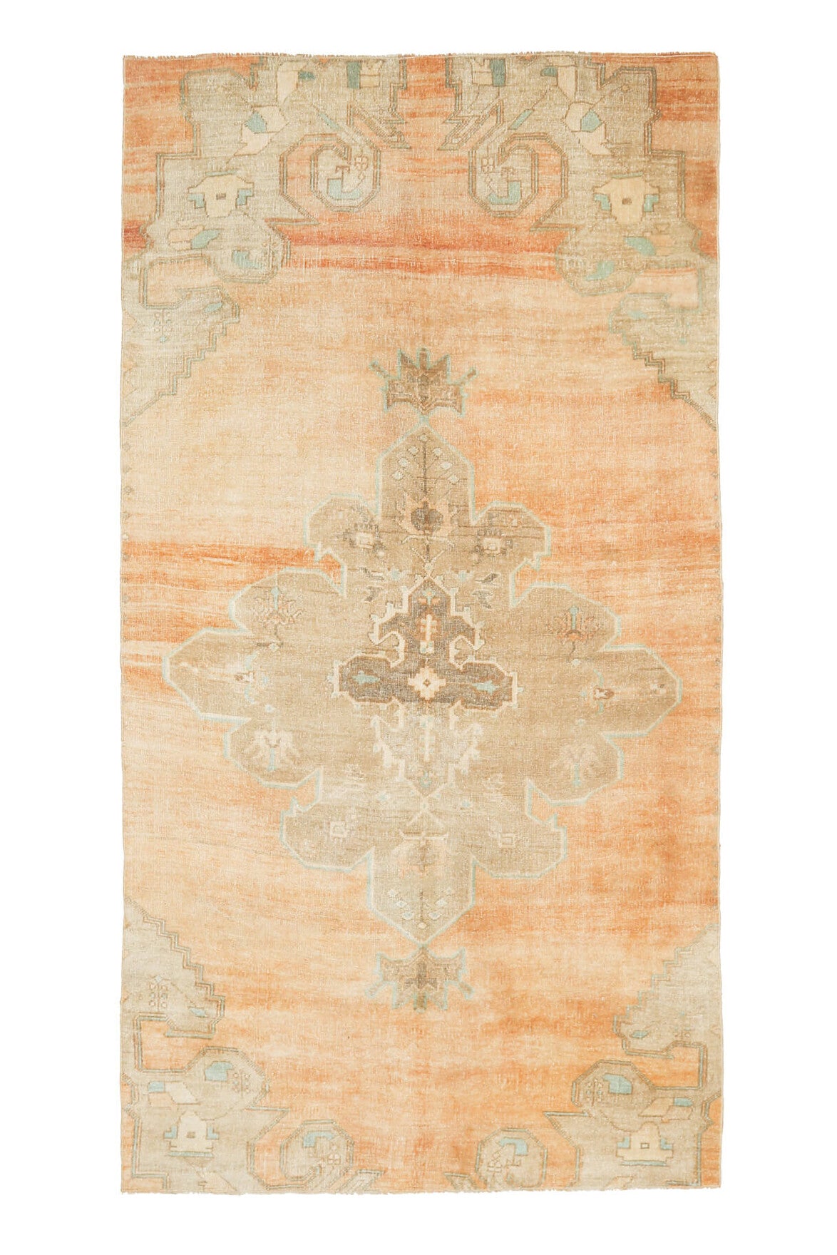 5x9 Handmade Vintage Area Anatolian Rug