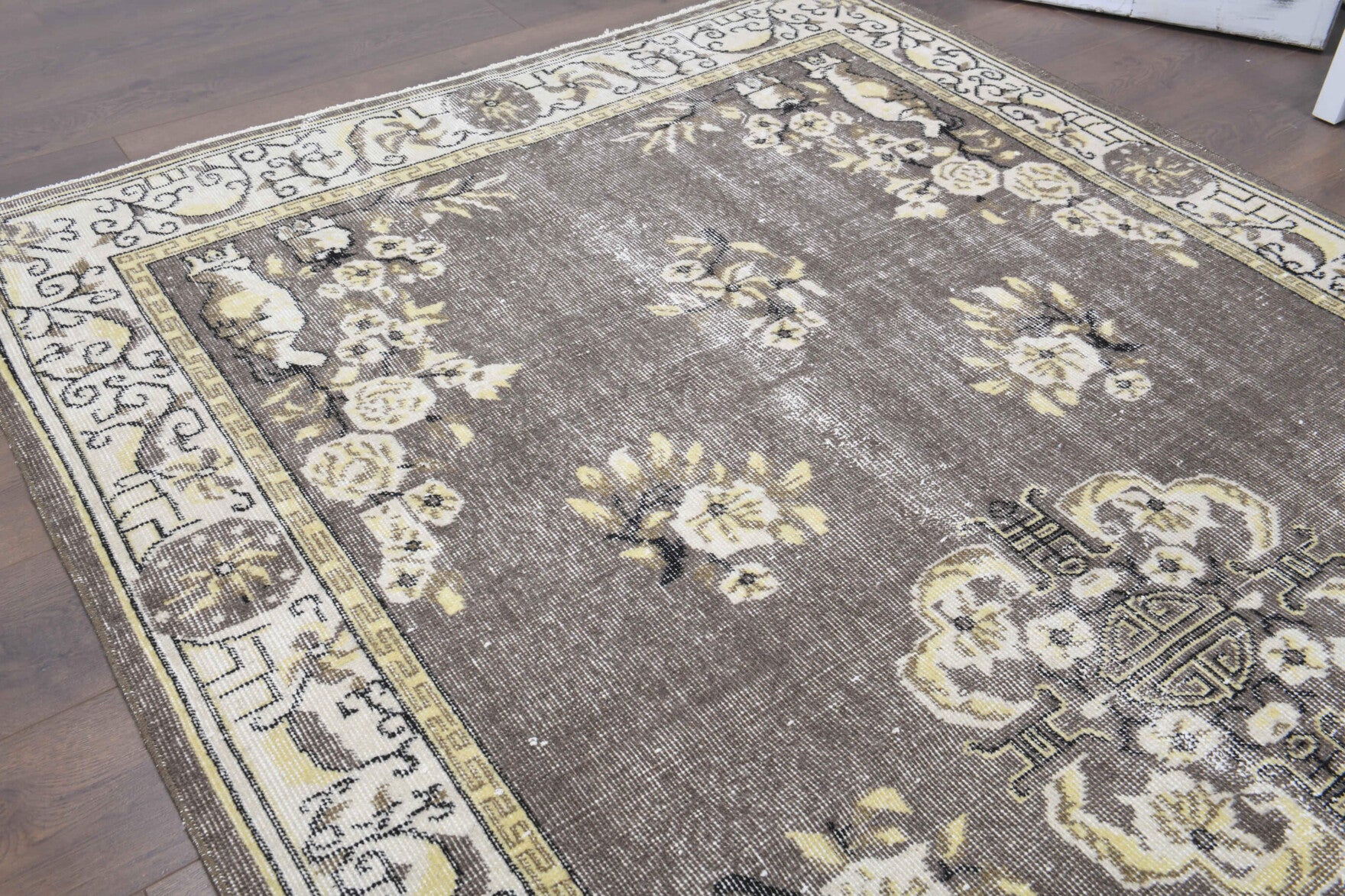 151x262 cm vintage Anatolian area rug – Husnhayat, low pile, wool