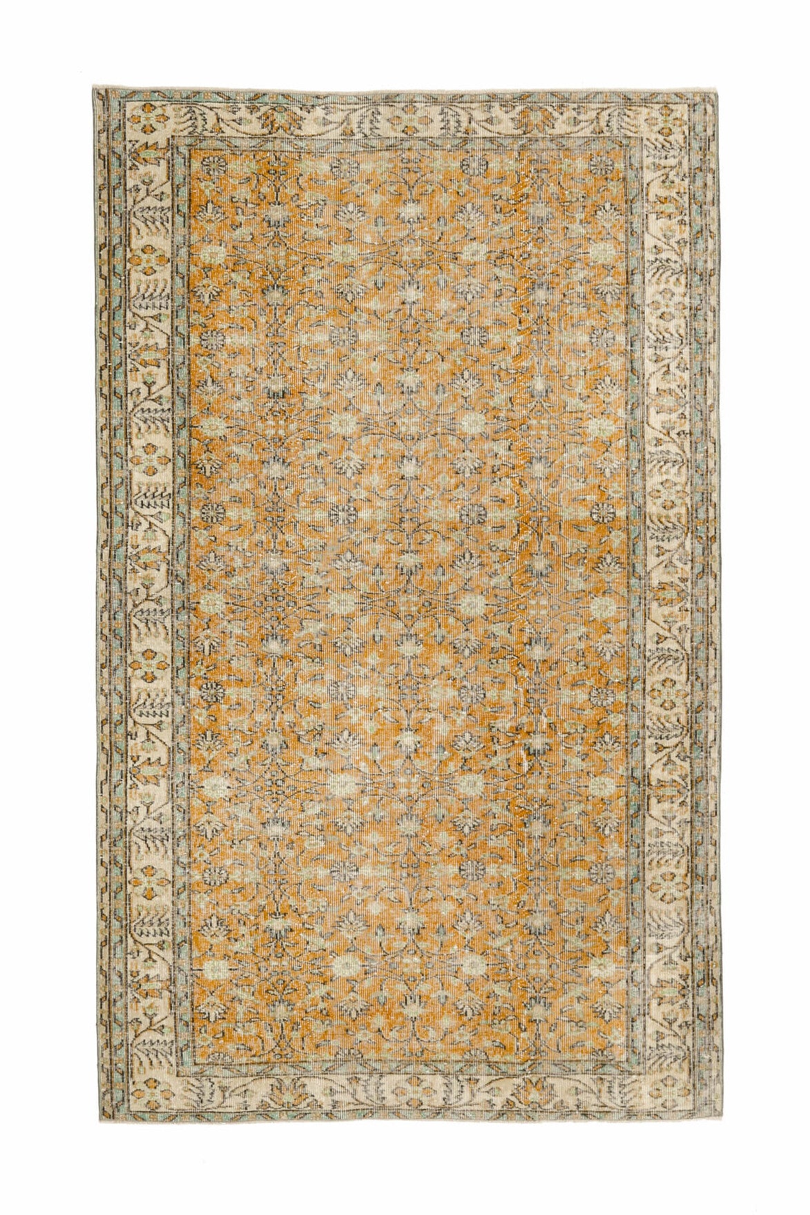 5x9 Handmade Vintage Hereke Area Rug