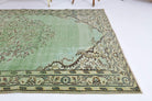 Nevresgul rug: 1970s handmade Anatolian rug with oriental motifs and cotton backing