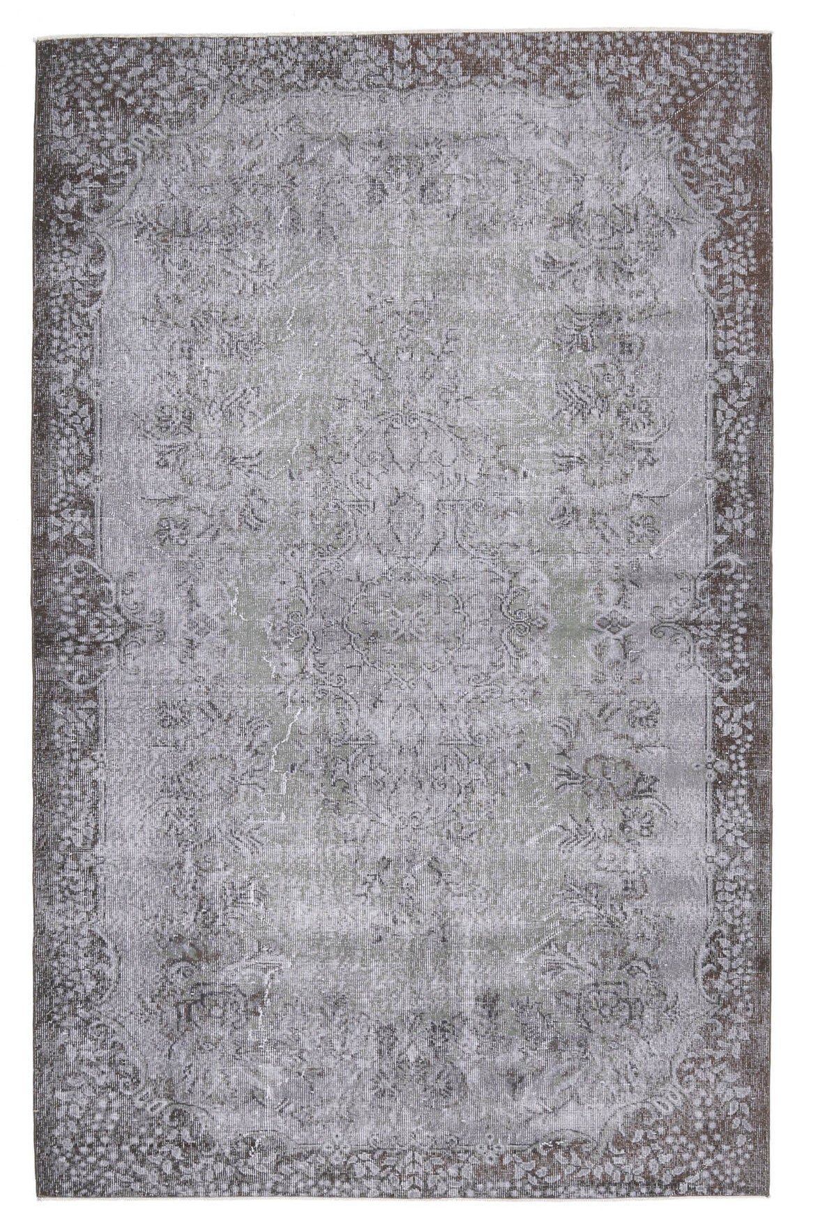 6x10 Handmade Vintage Anatolian Area Rug