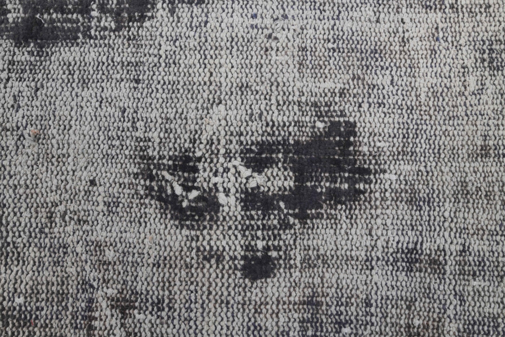 Tubasu rug: 1950s handmade Anatolian rug with abstract motifs and cotton backing
