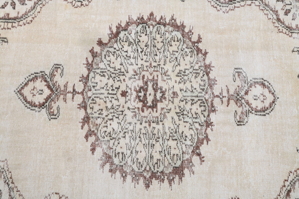 6x10 Handmade Vintage Area Oushak Rug