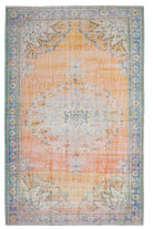 6x10 Handmade Vintage Oushak Area Rug