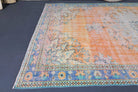 6x10 Handmade Vintage Oushak Area Rug in wool – 1970s piece from Anatolia, Turkey | Fame Rugs