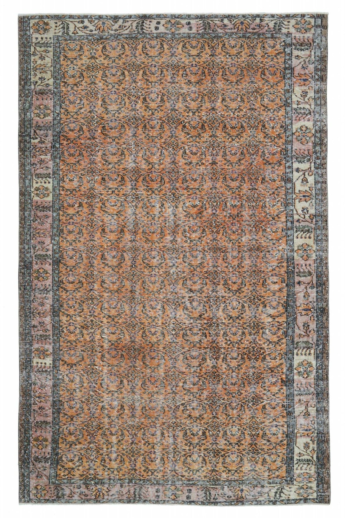 6x10 Handmade Vintage Hereke Area Rug