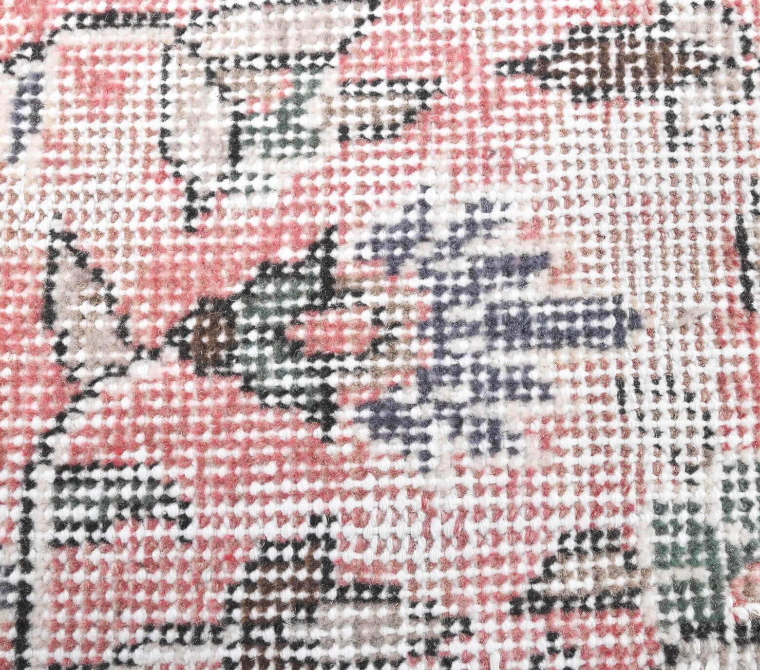 Vintage Pink Hereke Area Rug