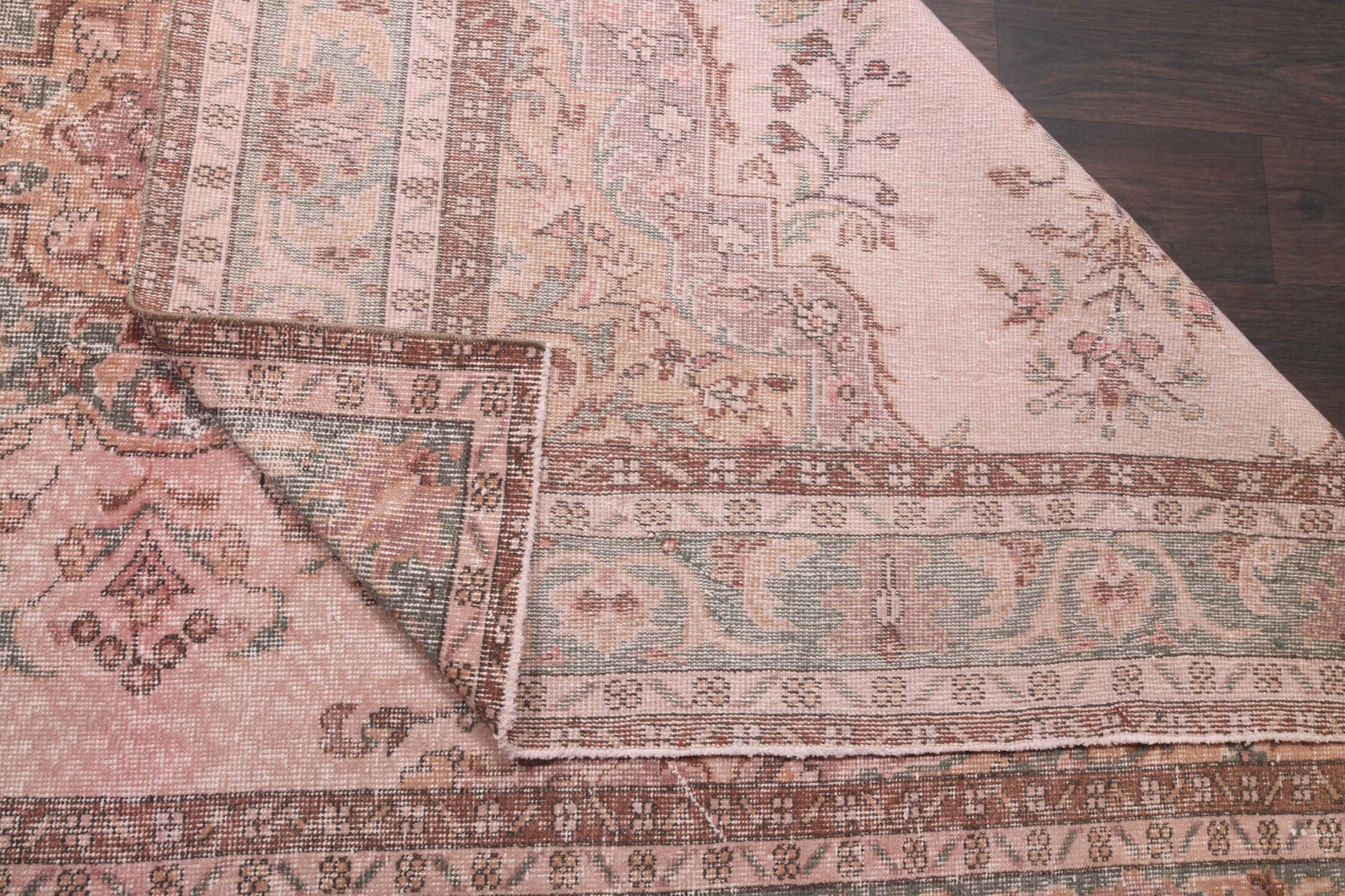 180x295 cm vintage Anatolian area rug – Astratima, low pile, wool