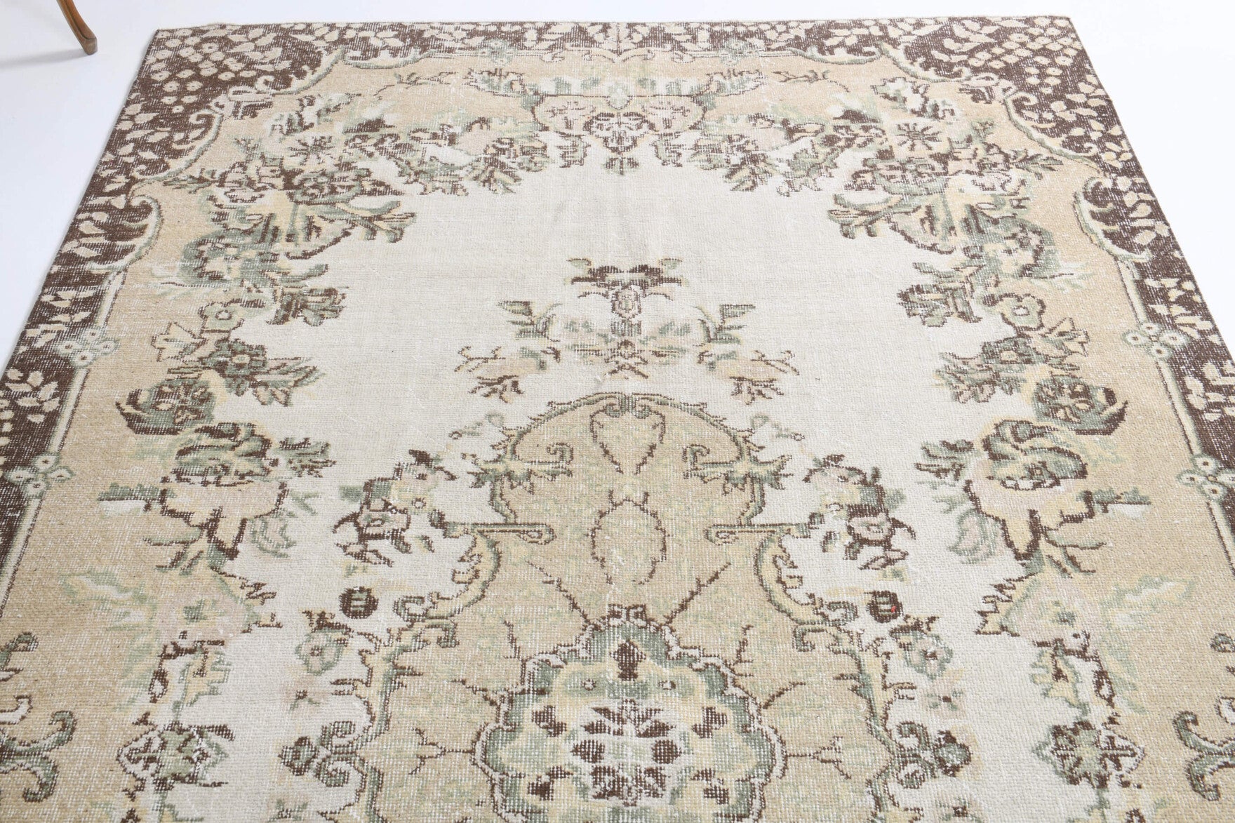 One-of-a-kind 1970s Anatolian vintage area rug in wool, 6' x 9'8"