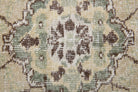 Zerafetgul rug: 1970s handmade Anatolian rug with oriental motifs and cotton backing