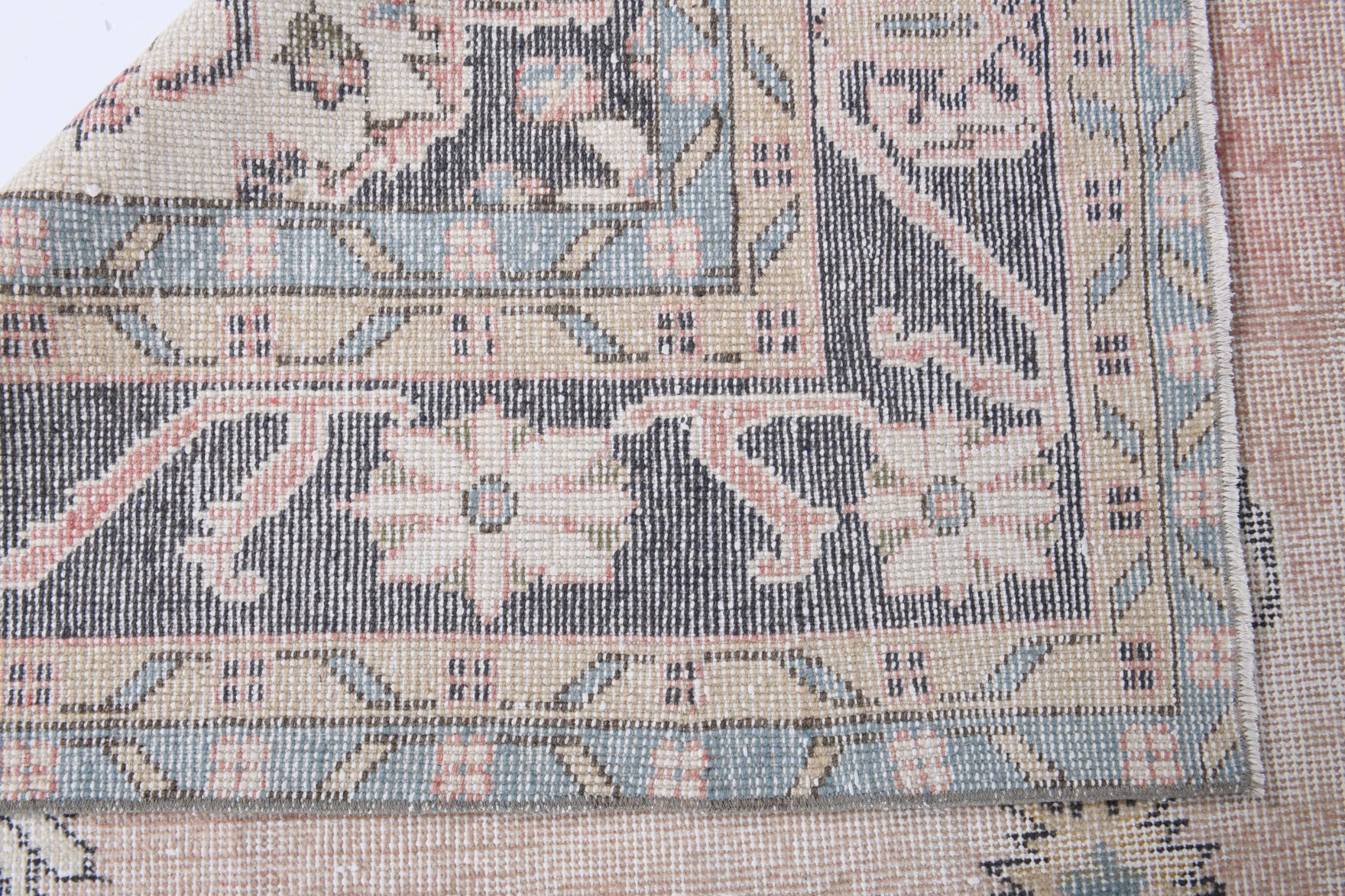 Handmade wool rug from Anatolia, Turkey – Vintage Anatolian Medium Area Rug 6'4" x 10'2"