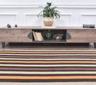 Vintage Kilim Striped Area Rug