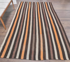 Vintage Kilim Striped Area Rug