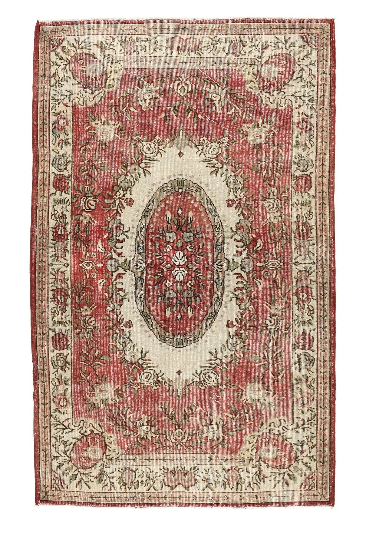 Vintage Oushak Area Rug