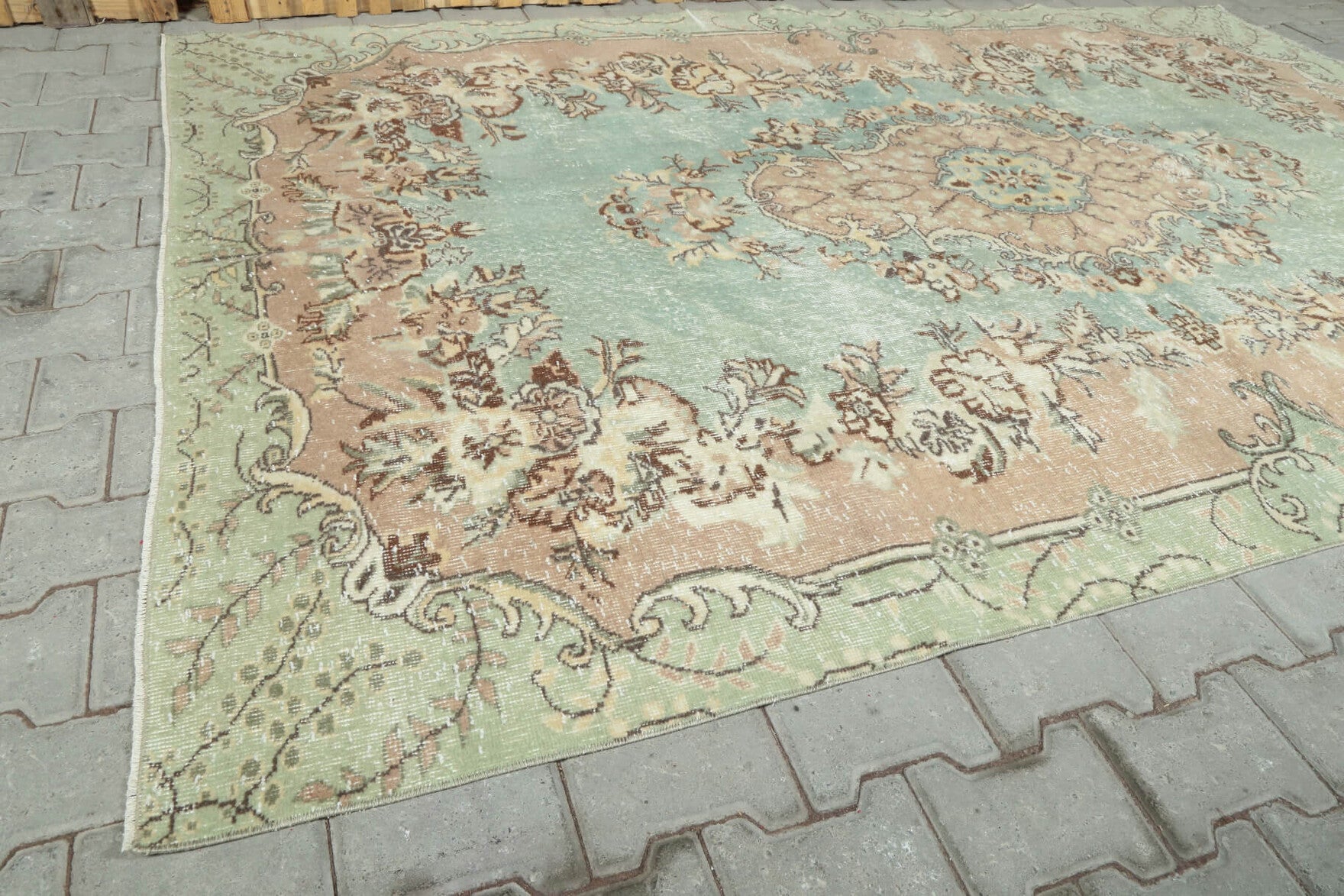Vintage Oushak Area Rug