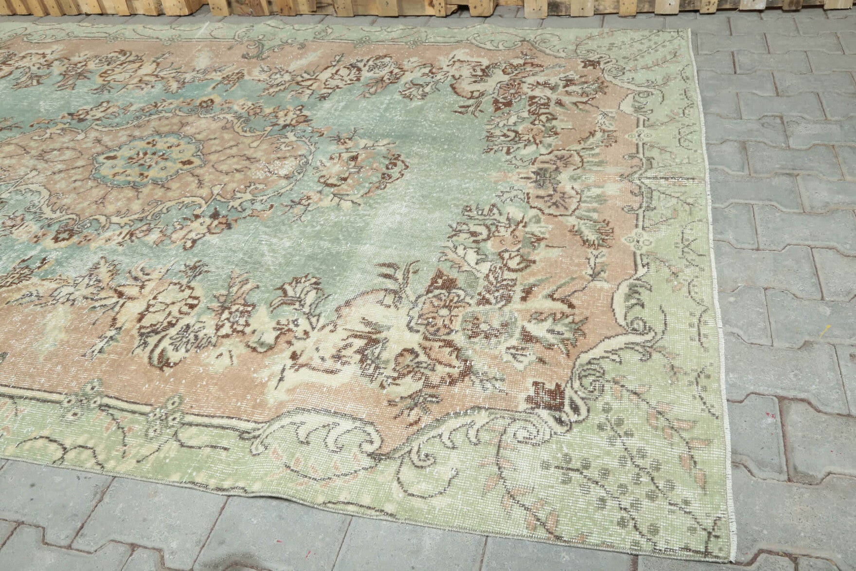 Vintage Oushak Area Rug