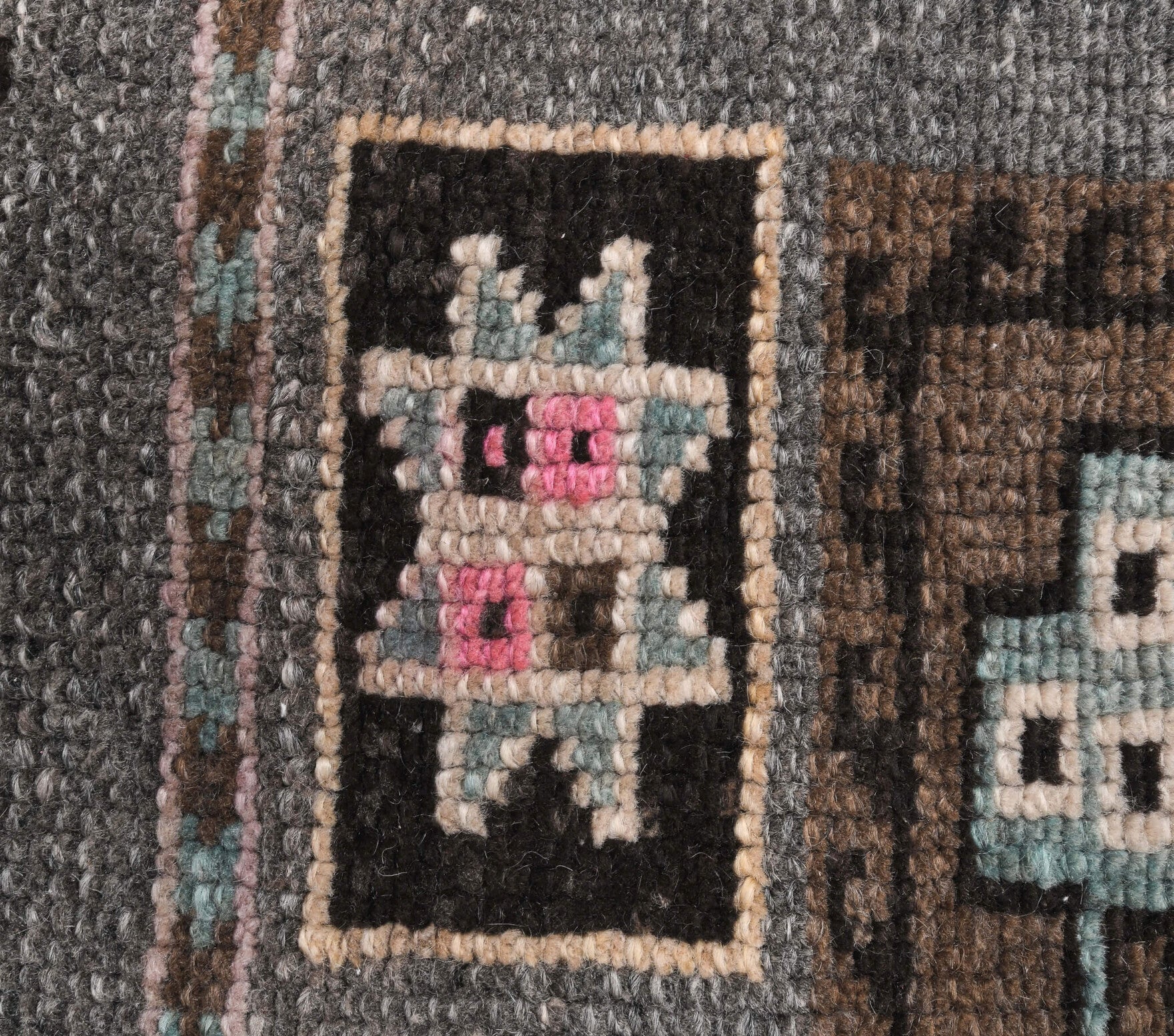 Oushak Vintage Large Area Rug
