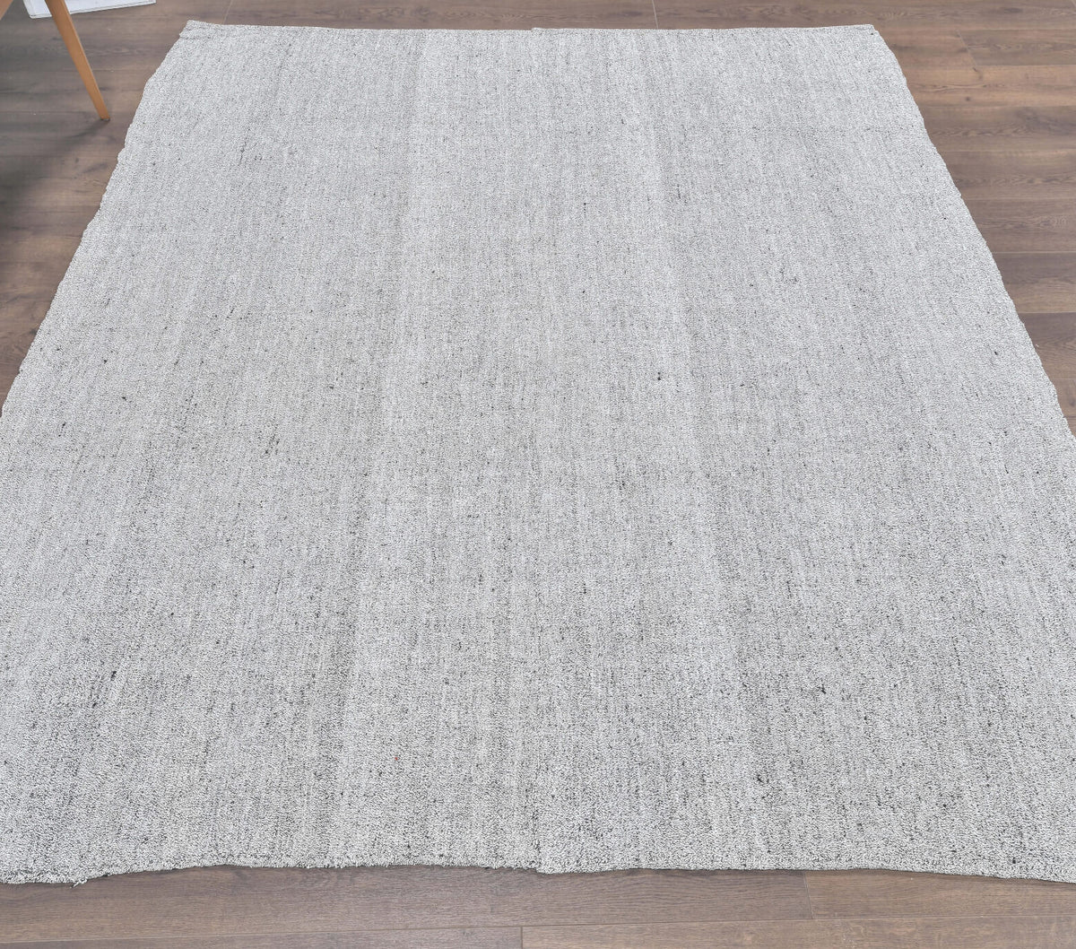 Ecesultan – vintage solid kilim for living room or bedroom, 6'3" x 7'5" (191x225 cm)