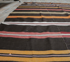 6x7 Vintage Handmade Striped Kilim Area Rug