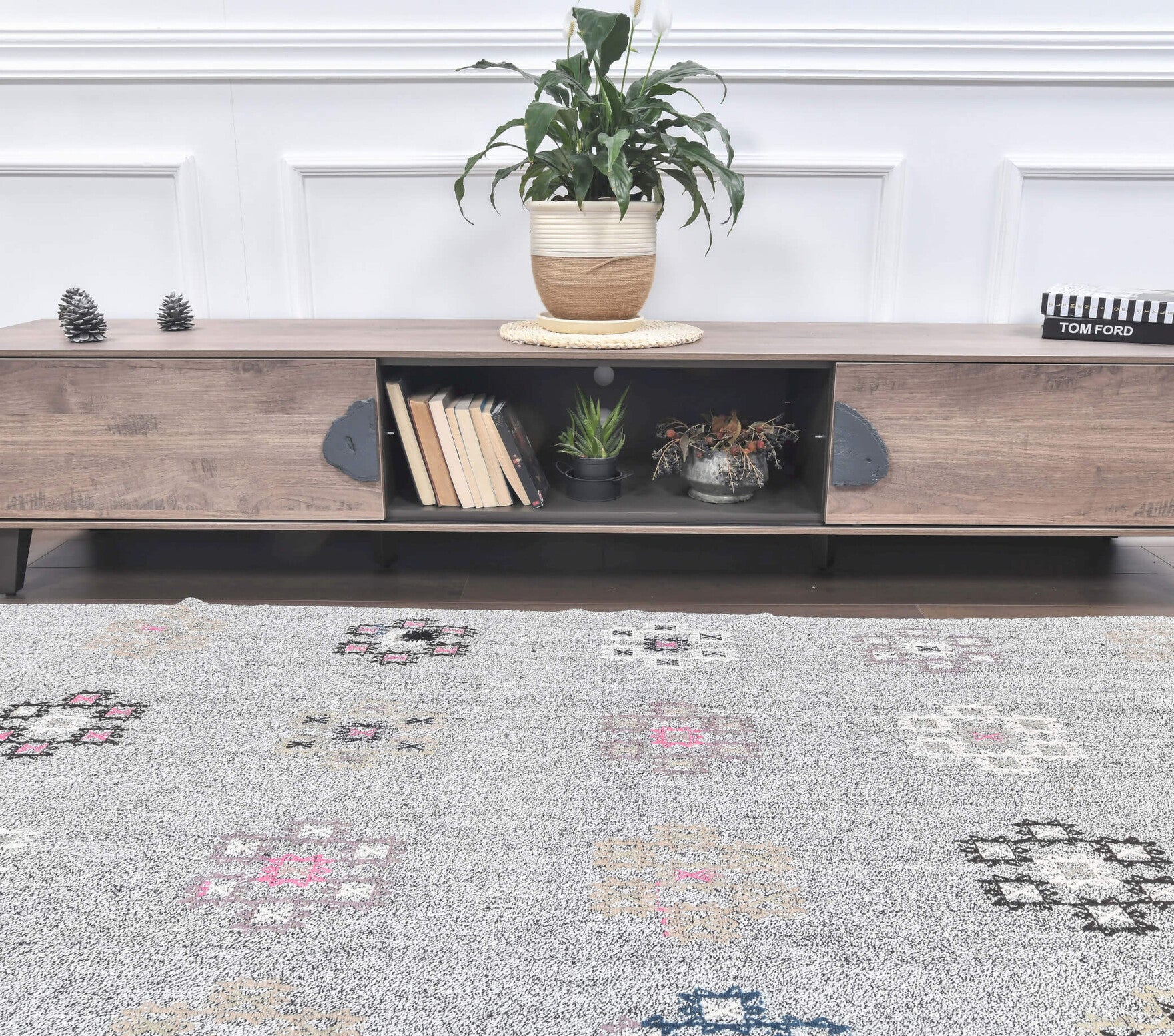 One-of-a-kind 1960s Anatolian vintage kilim rug in wool, 6'3" x 8'2"