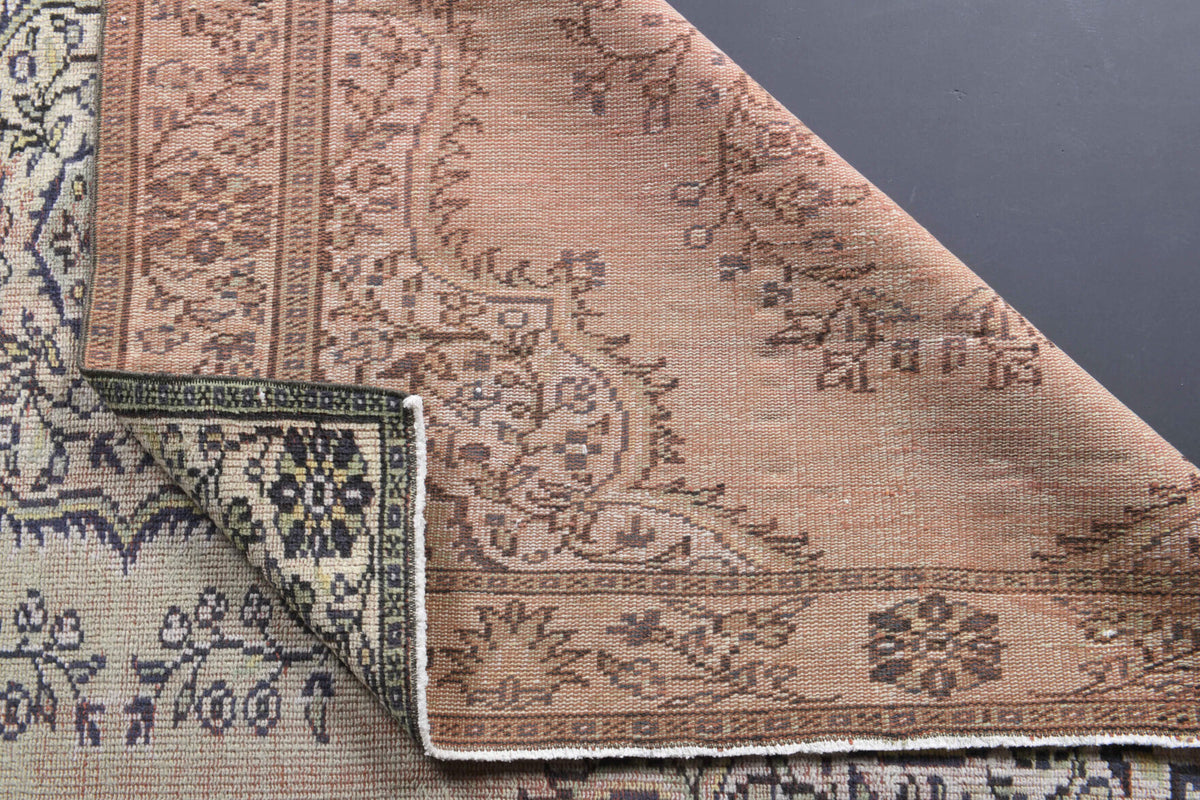6x9 Handmade Vintage Area Oushak Rug