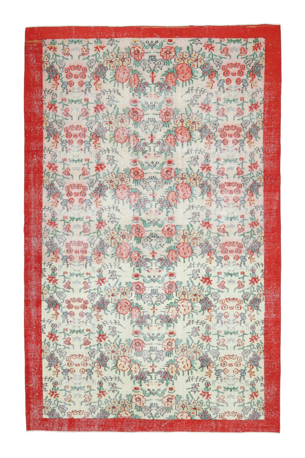 6x9 Handmade Vintage Area Hereke Rug
