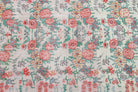 Hurrem rug: 1970s handmade Anatolian rug with bordered and floral motifs and cotton backing