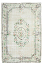 6x9 Handmade Vintage Area Oushak Rug