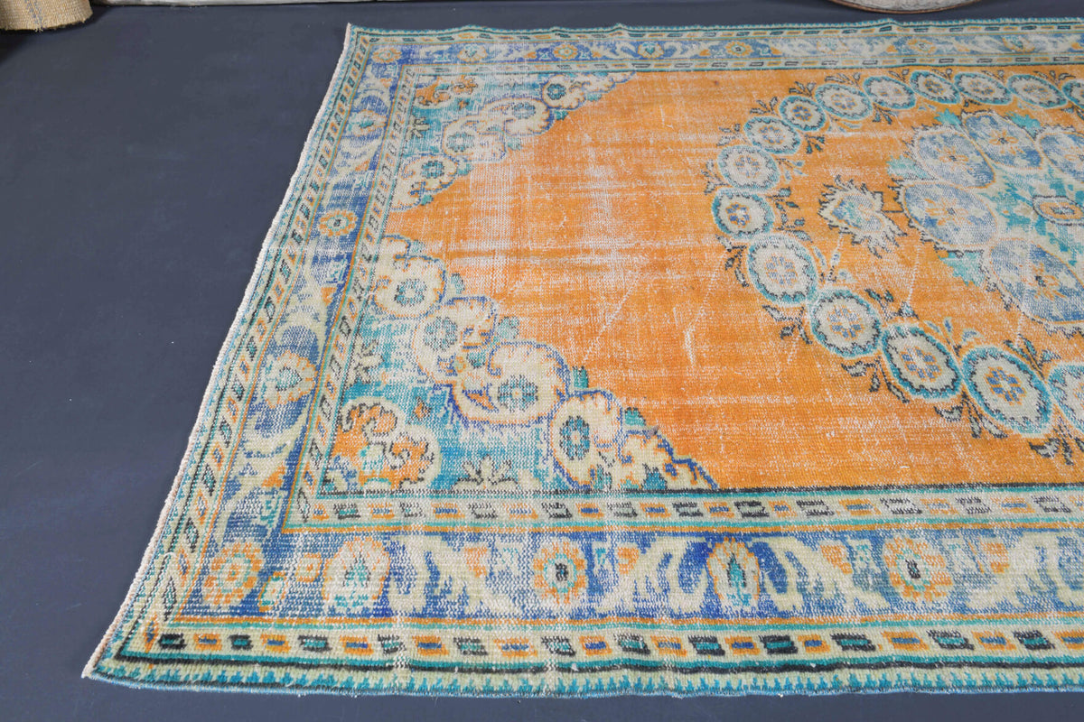 172x262 cm vintage Anatolian area rug – Hedymeda, low pile, wool