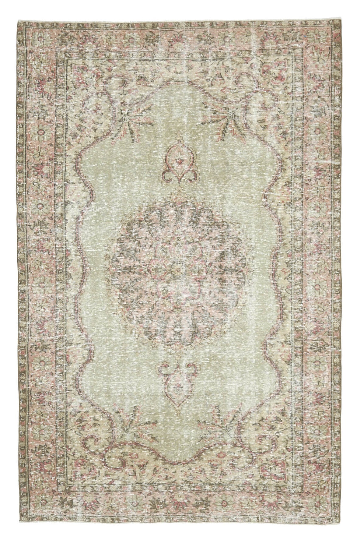 6x9 Oushak Handmade Vintage Area Rug
