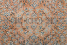 Authentic Anatolian vintage area rug (1970s) with bordered and floral design – one-of-a-kind at Fame Rugs