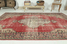 Vintage Red Anatolian Area Rug
