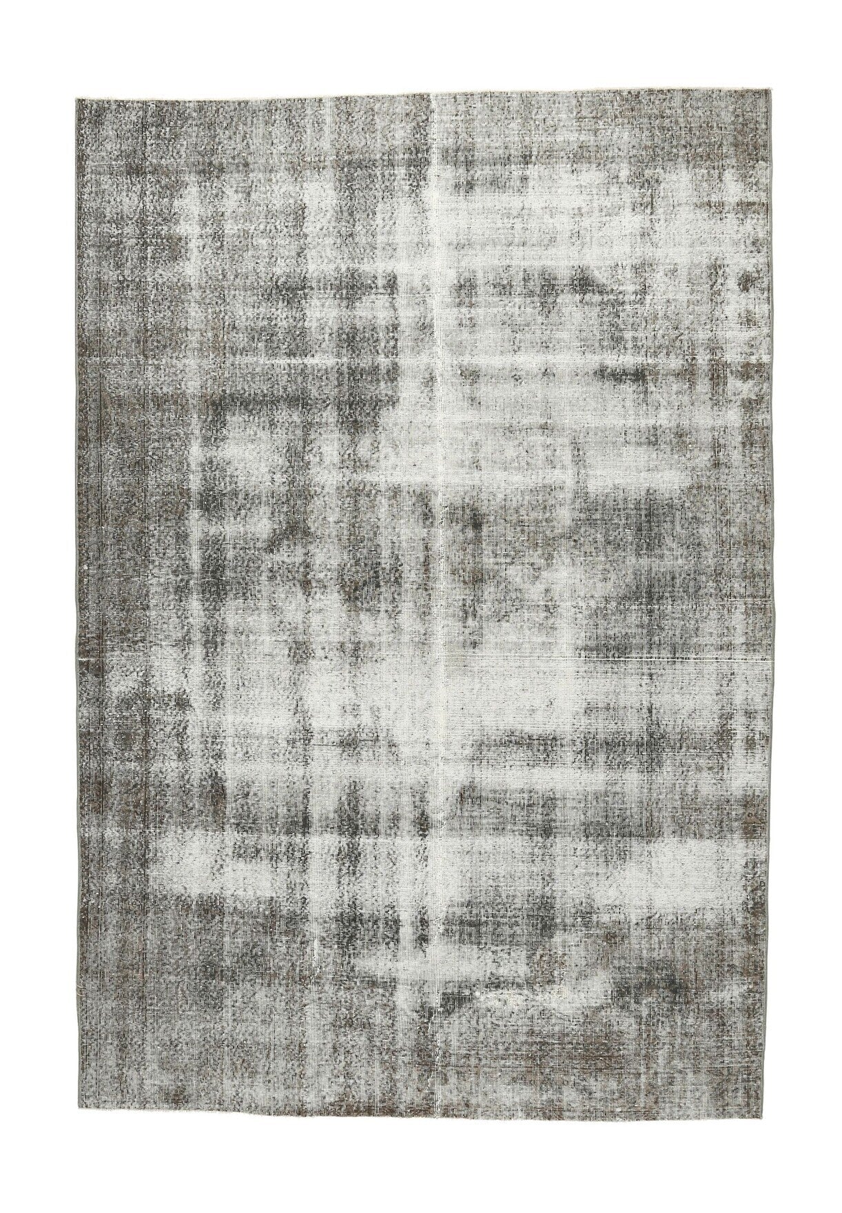 Vintage Distressed Gray Area Rug